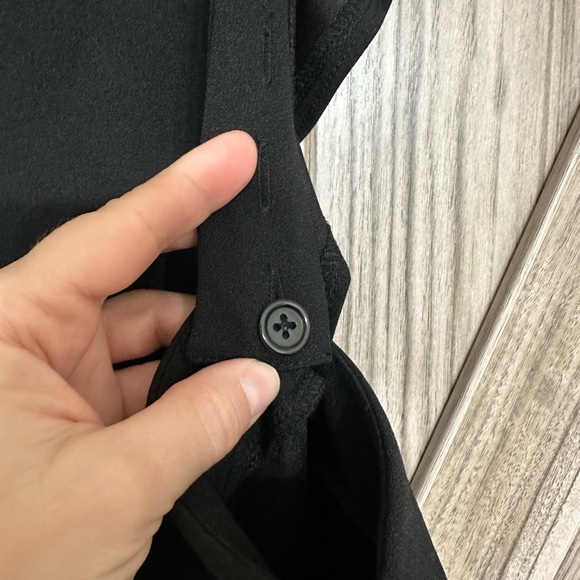 NWT ENTRO BLACK RUFFLE JUMPSUIT - Picture 7 of 7